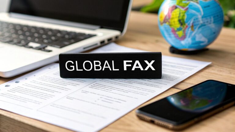 Send International Fax Online Easily | Quick & Secure