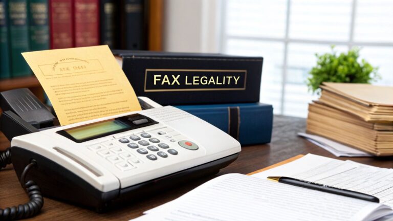 Are Faxes Legally Binding?